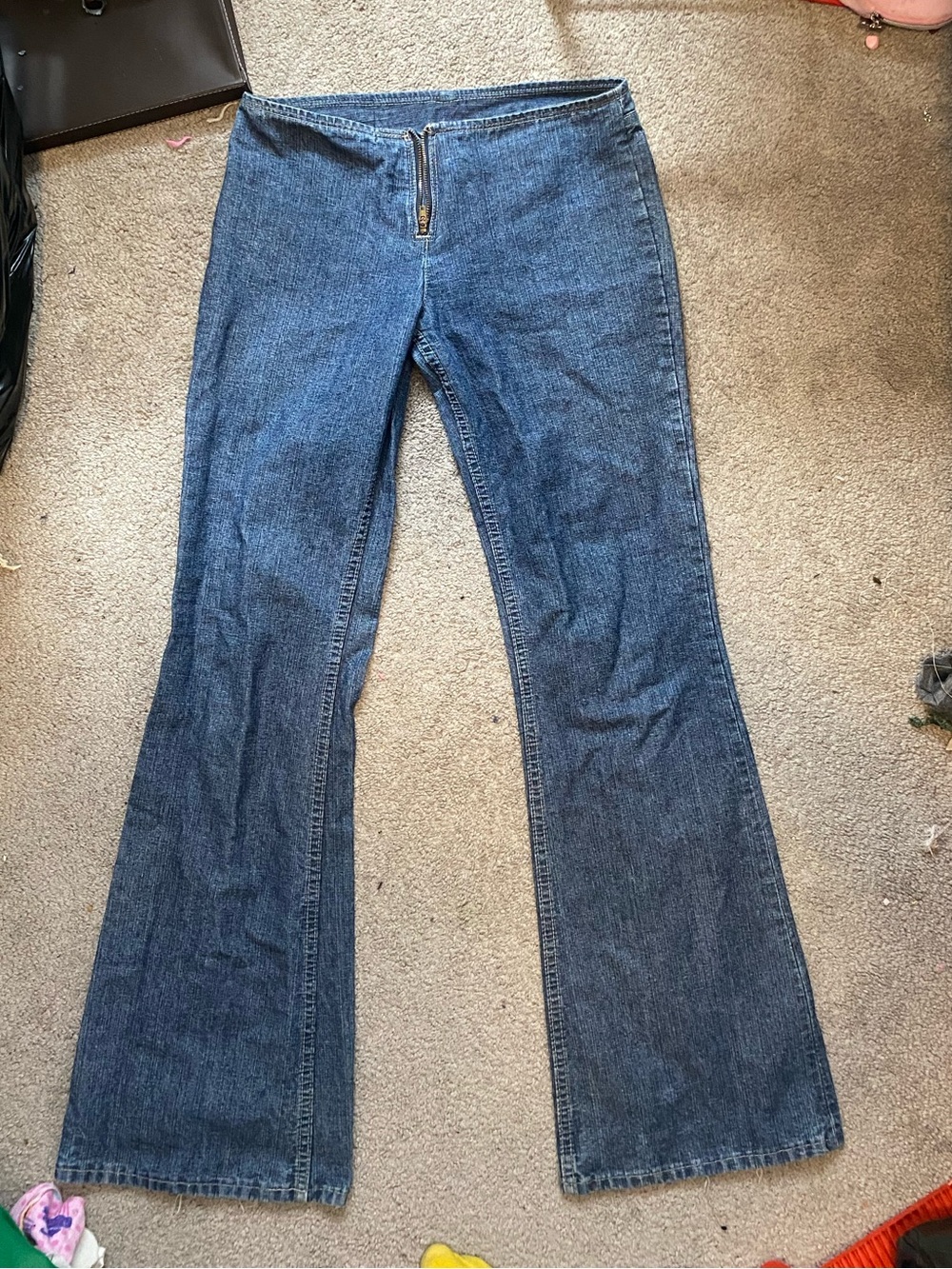 Y2K low rise boot cut jeans size xs-s